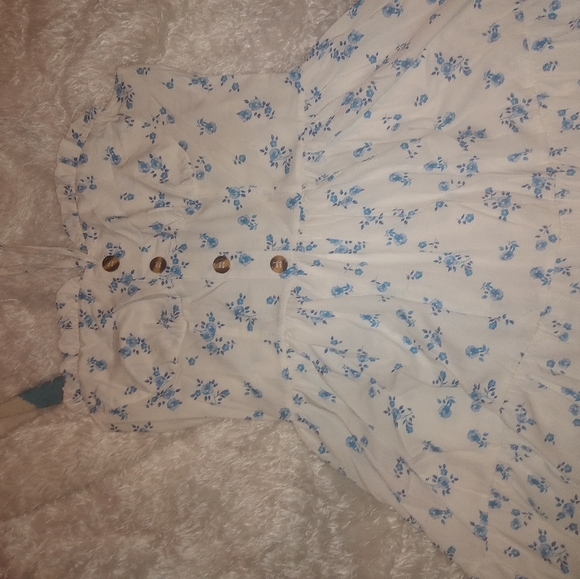 NWT CRB Strapless Floral Halter Skater Dress - Picture 8 of 11